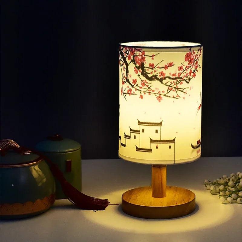 RosenVibe - Lampe de table Japandi avec élégance