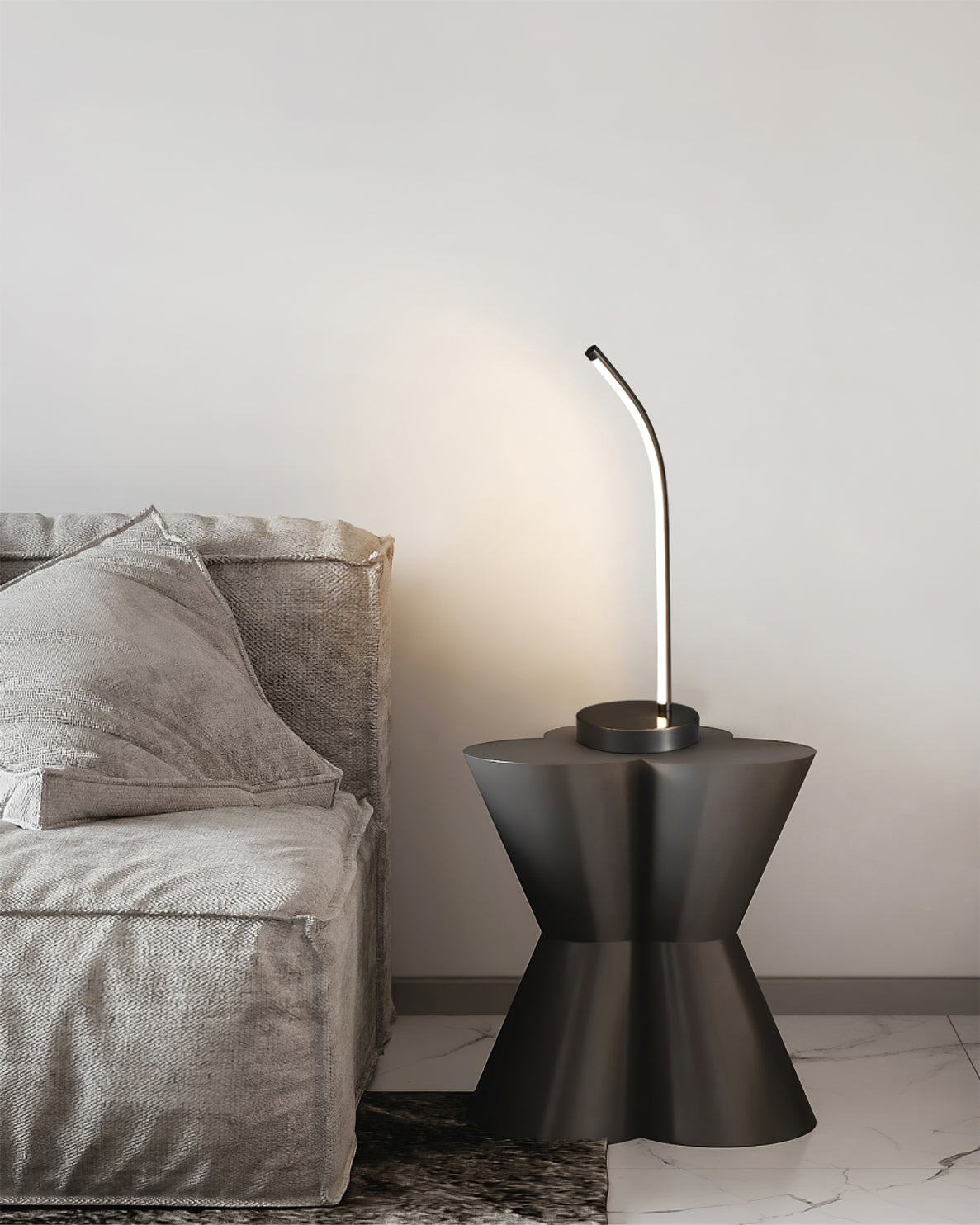 LinearGlow – Minimalistisk bordlampe med dæmpbar LED