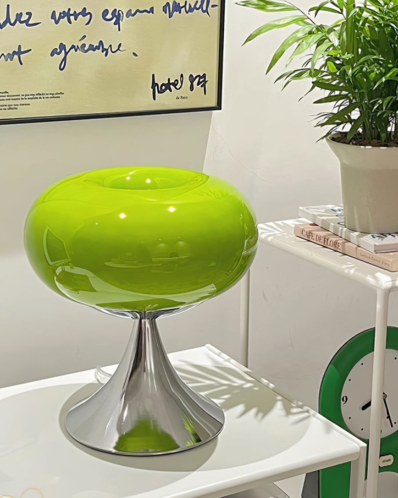 LolliGlow - Farverig glas- og metallampe til bord