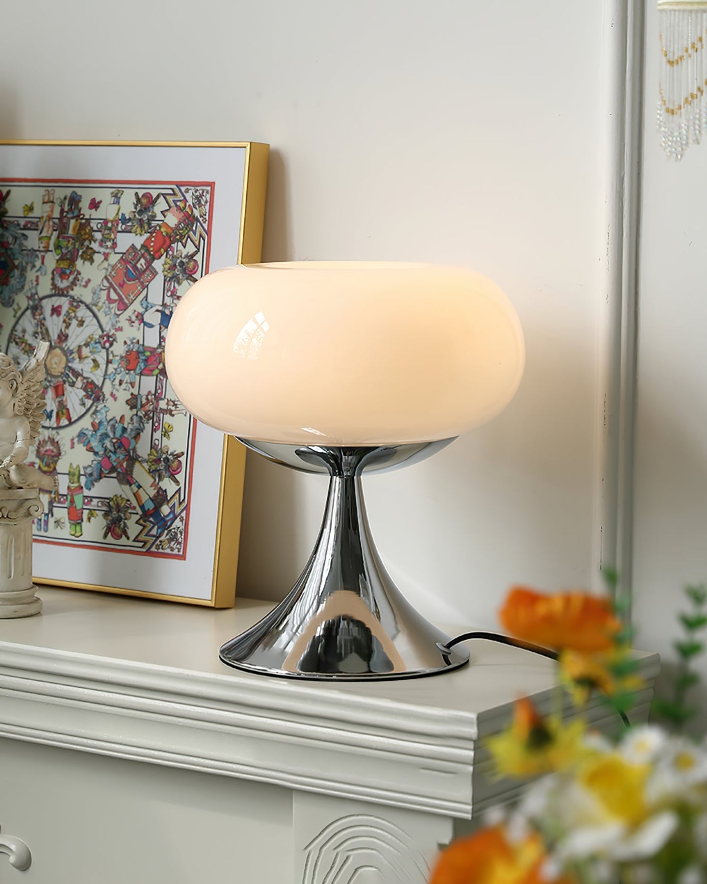 LolliGlow - Farverig glas- og metallampe til bord