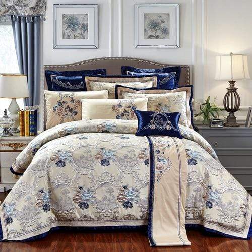 Jacquard Elegance - Oosterse Katoen-Zijde Beddengoed