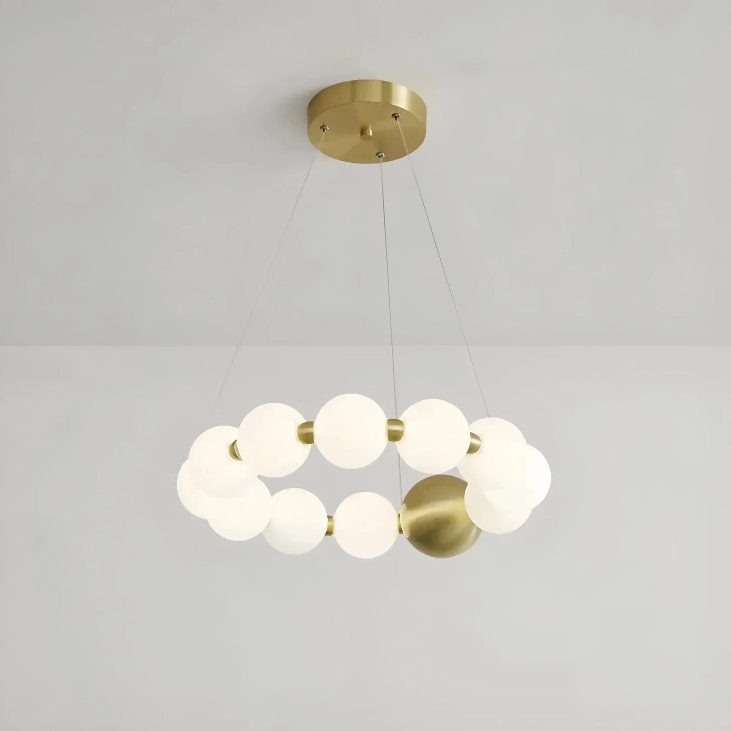 EleganceOrb - Stylish Pearl-shaped Chandelier