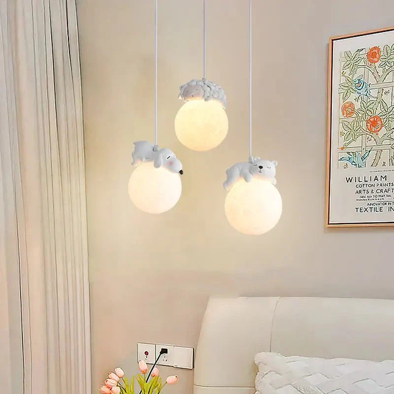 LunaBuddy - Cute Animal-Shaped Moon Lamp