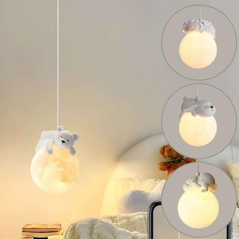 LunaBuddy - Cute Animal-Shaped Moon Lamp