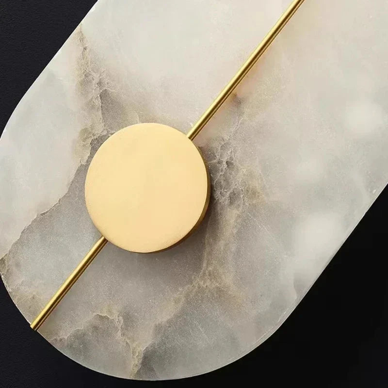 MarbleLux - Wandleuchte im chinesischen Stil