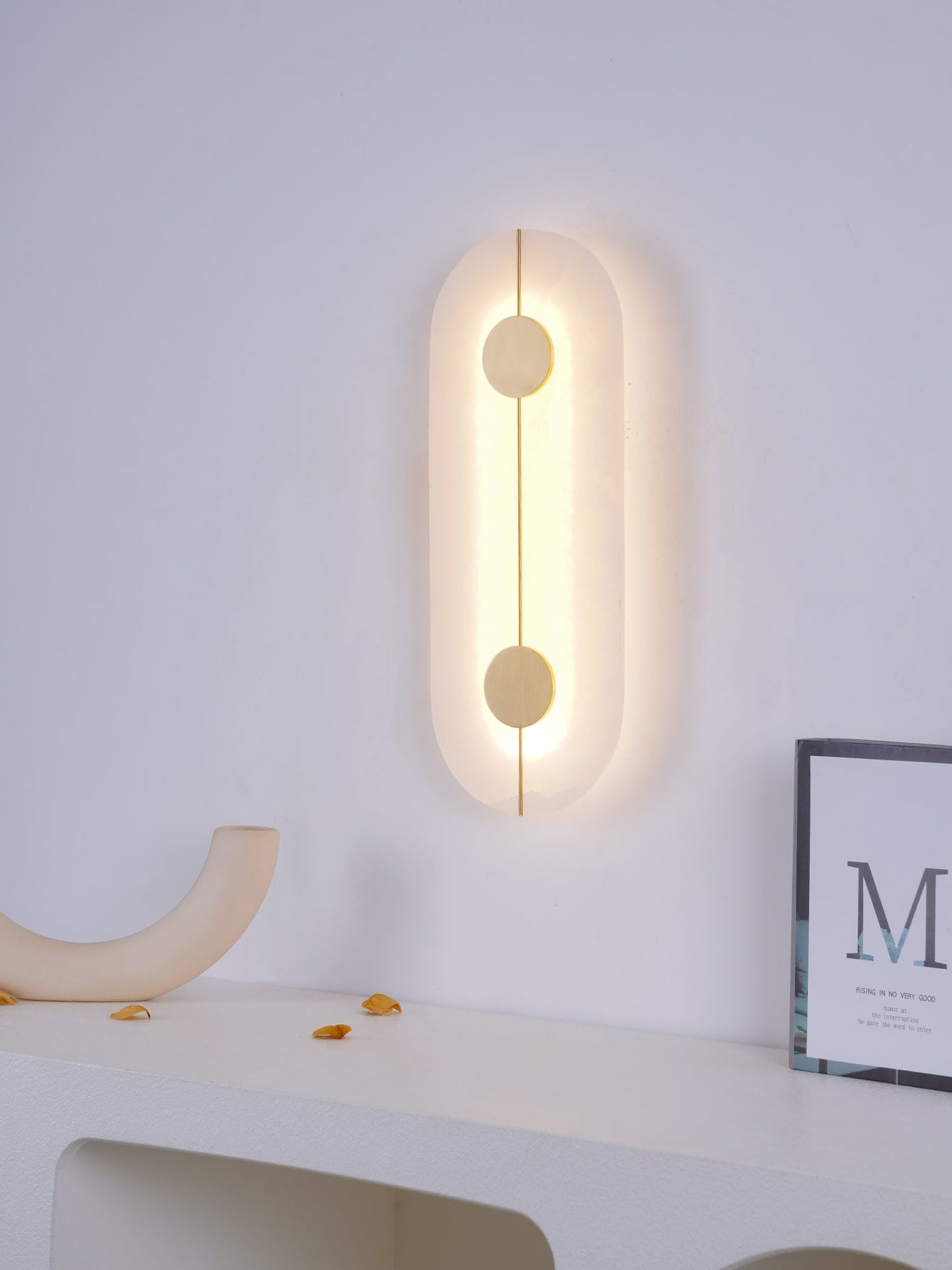 EleganceStone - Væglampe i Art Deco-stil