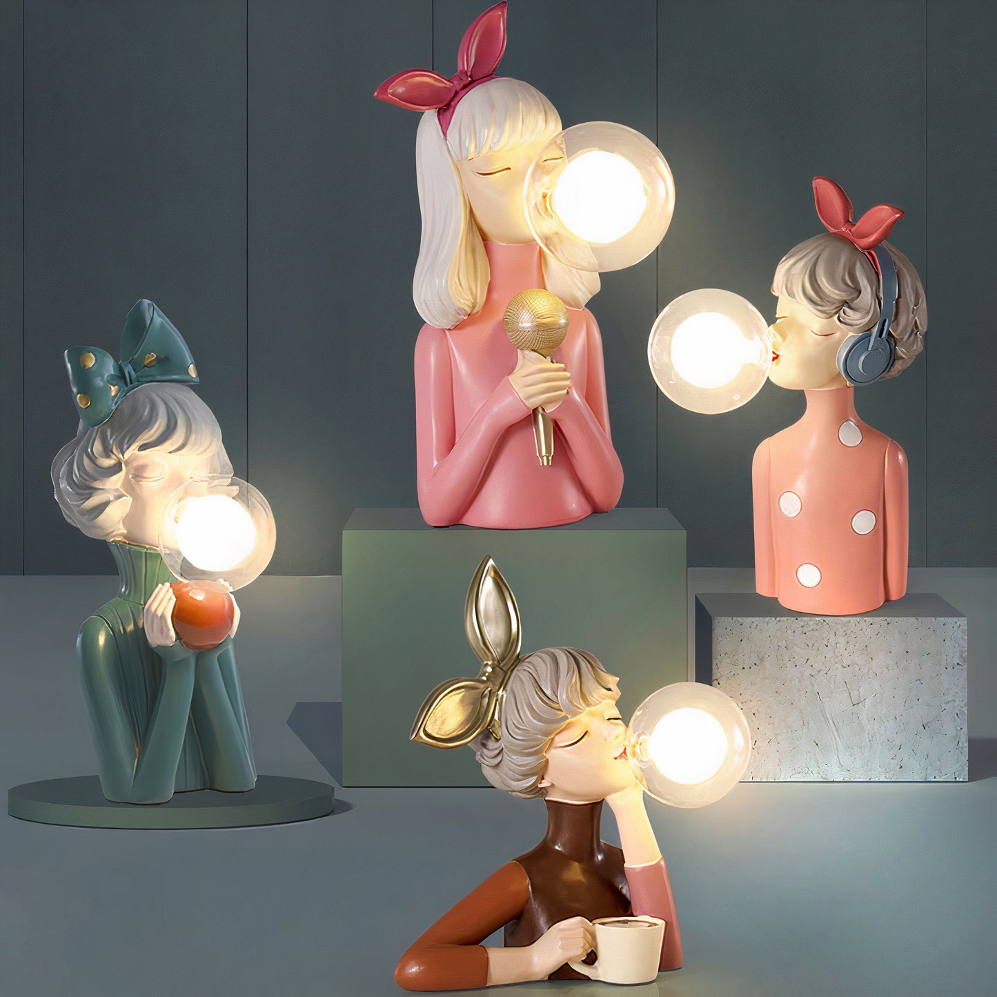 Håndverkersøstre | Håndlaget bordlampe