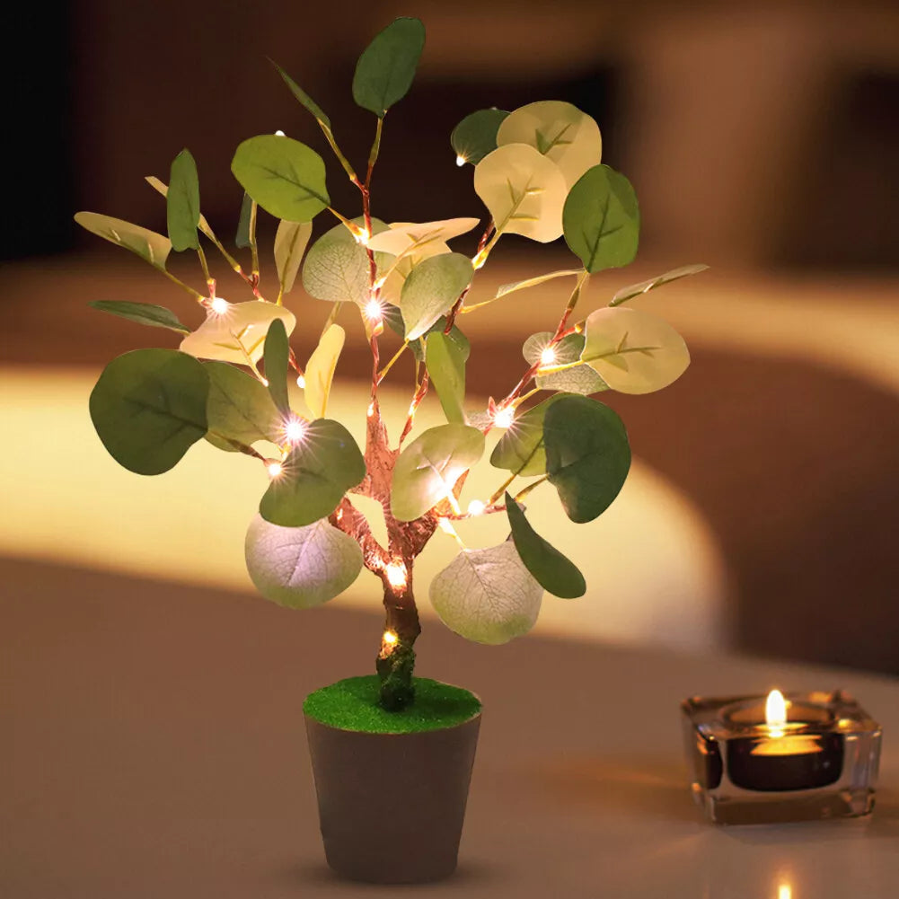 SnowBranch - LED natlys med julegrene