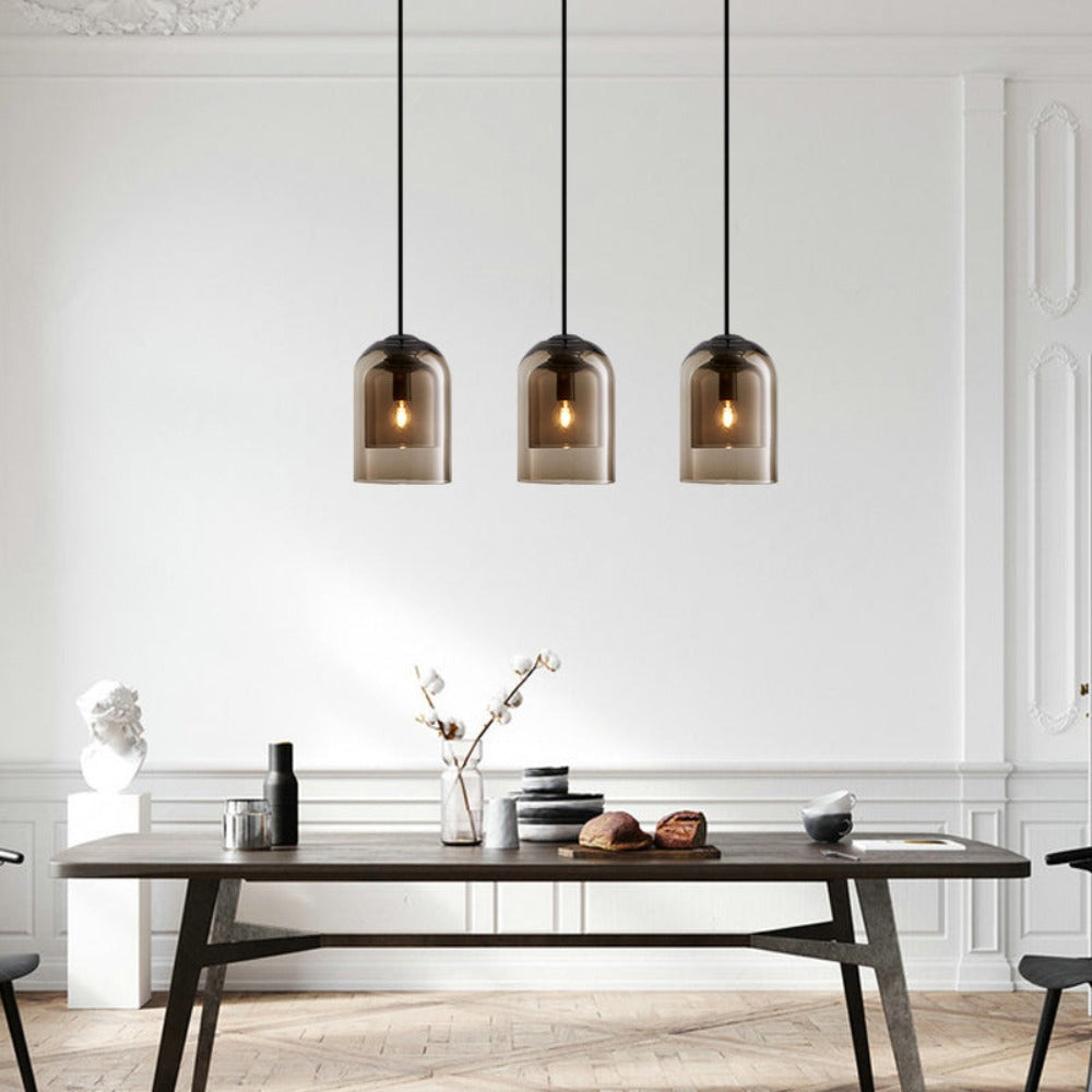 CrystalLume - Stylish Glass Ceiling Light