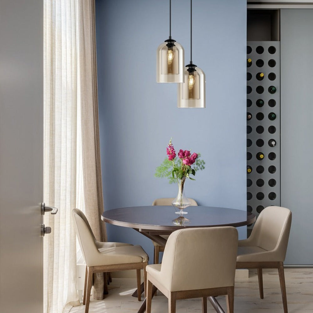 CrystalLume - Stylish Glass Ceiling Light