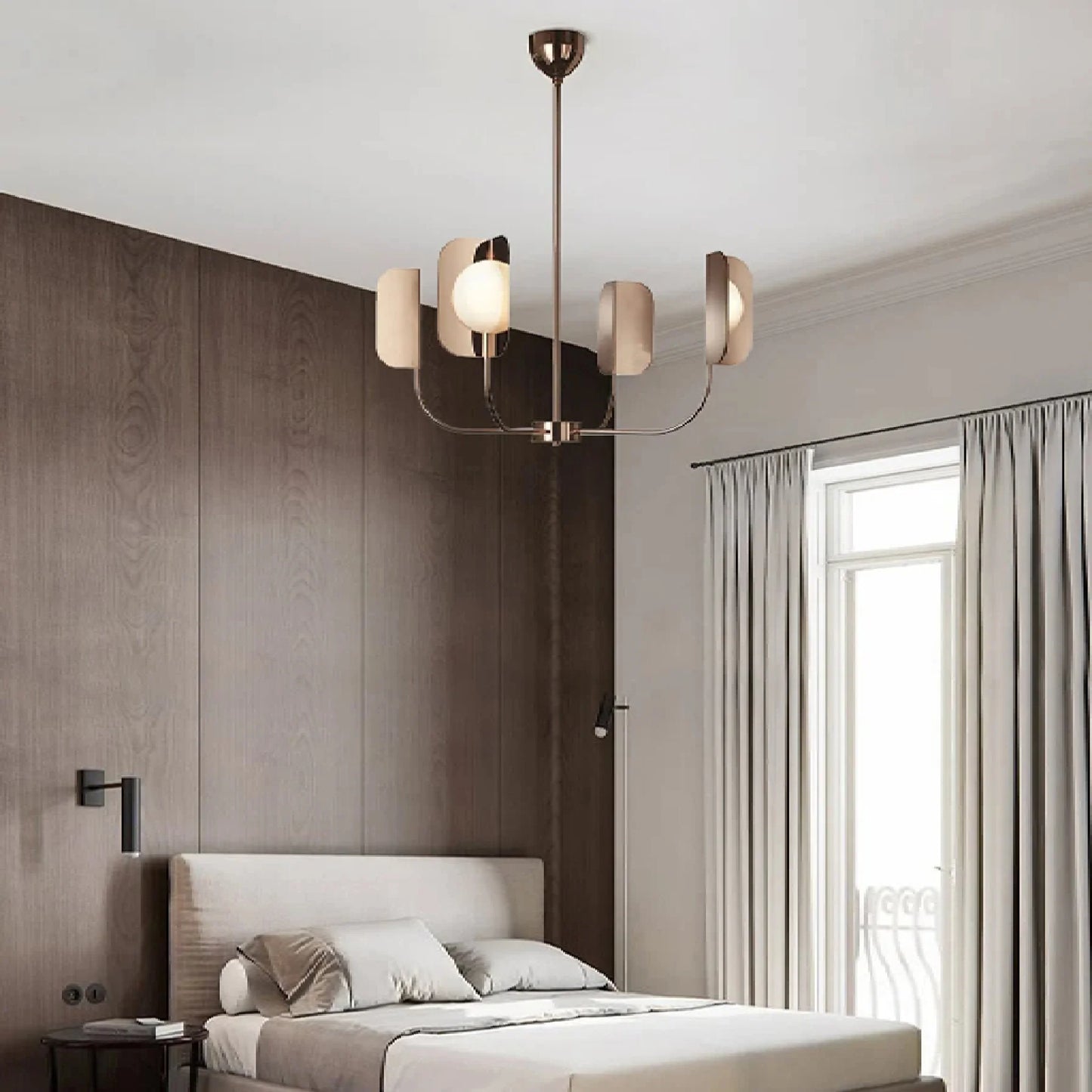 Glamora - Modern Rose Gold Ceiling Light