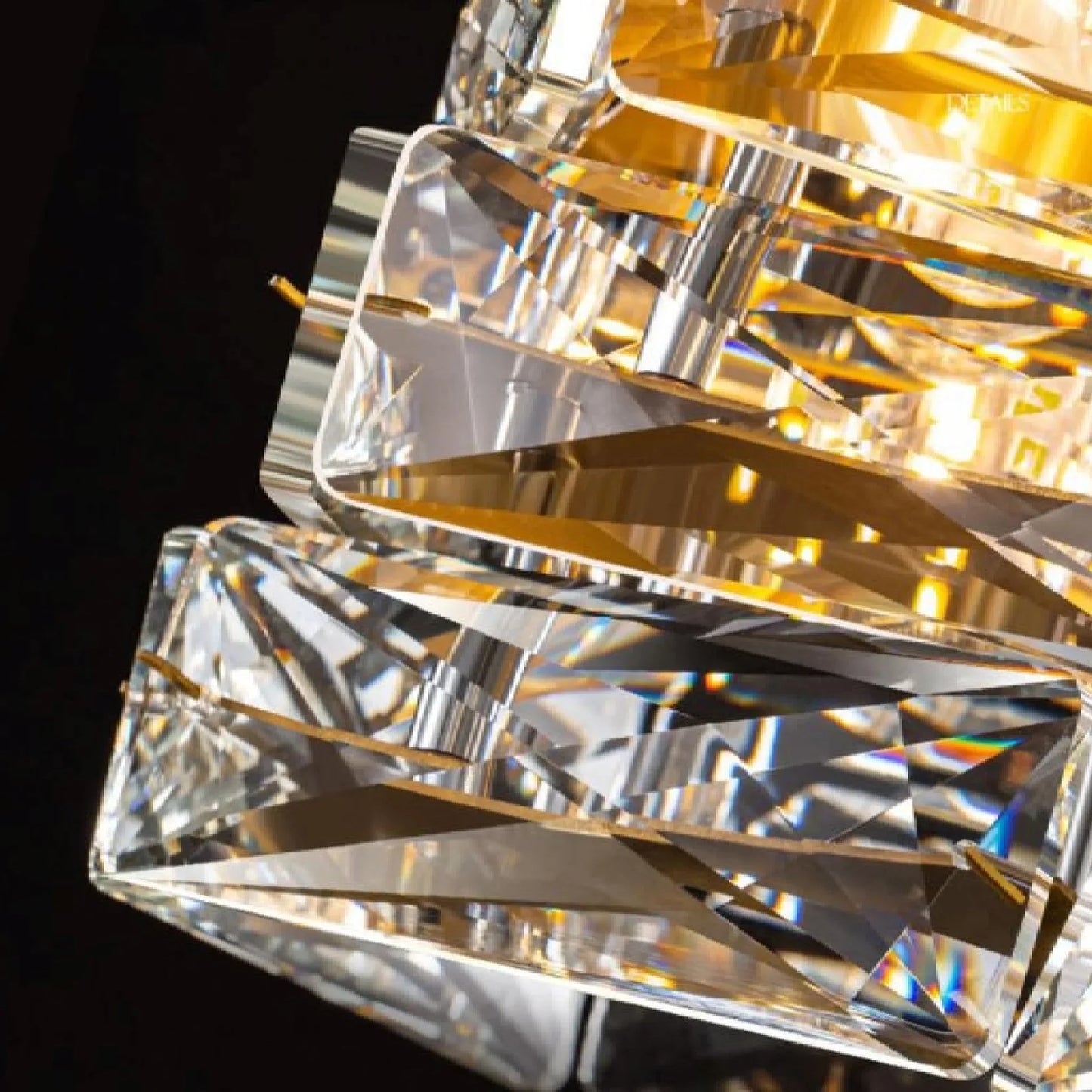 LumiCopper - Art Deco Crystal LED Pendant Light