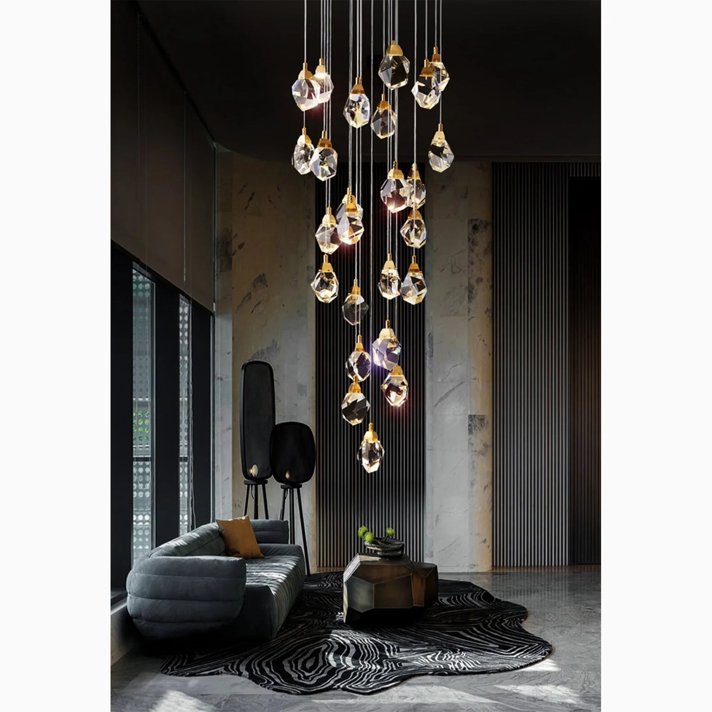 DiamondGlow - Crystal Pendant Light