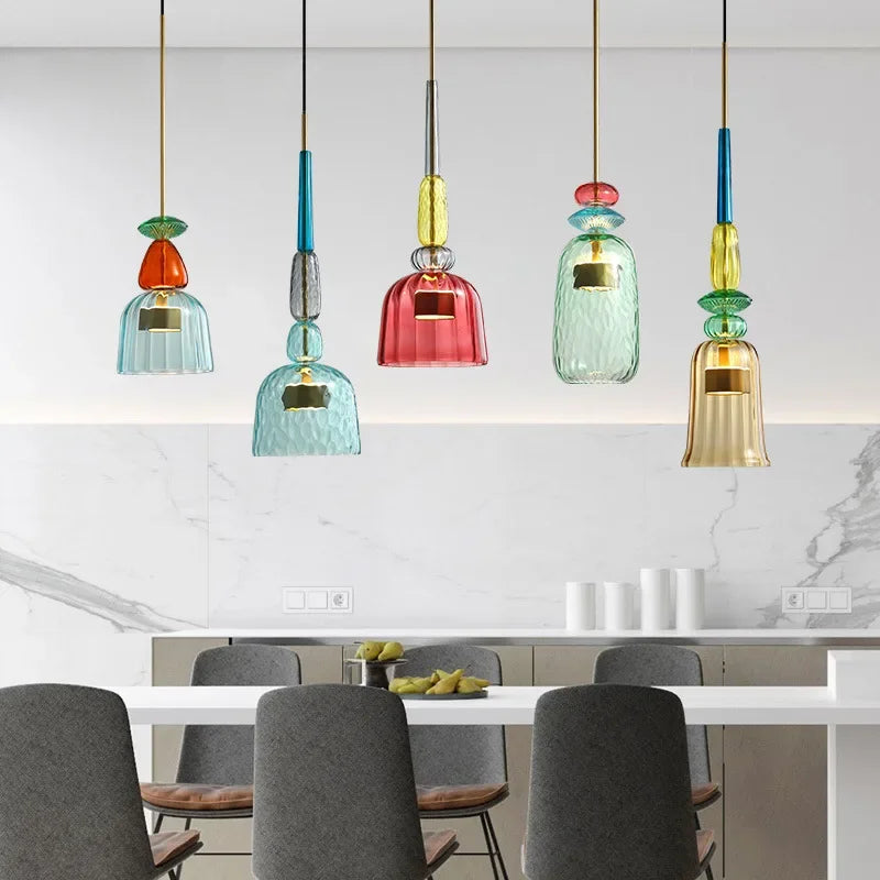 UrbanHue - Suspension avec verre et couleurs
