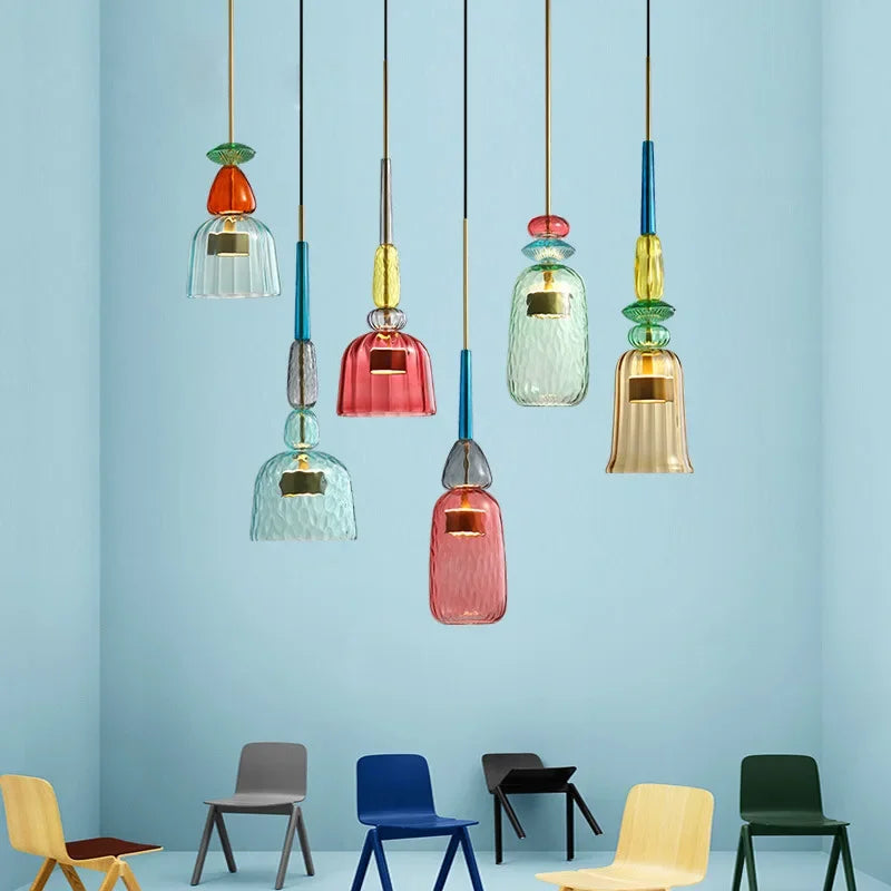 UrbanHue - Suspension avec verre et couleurs