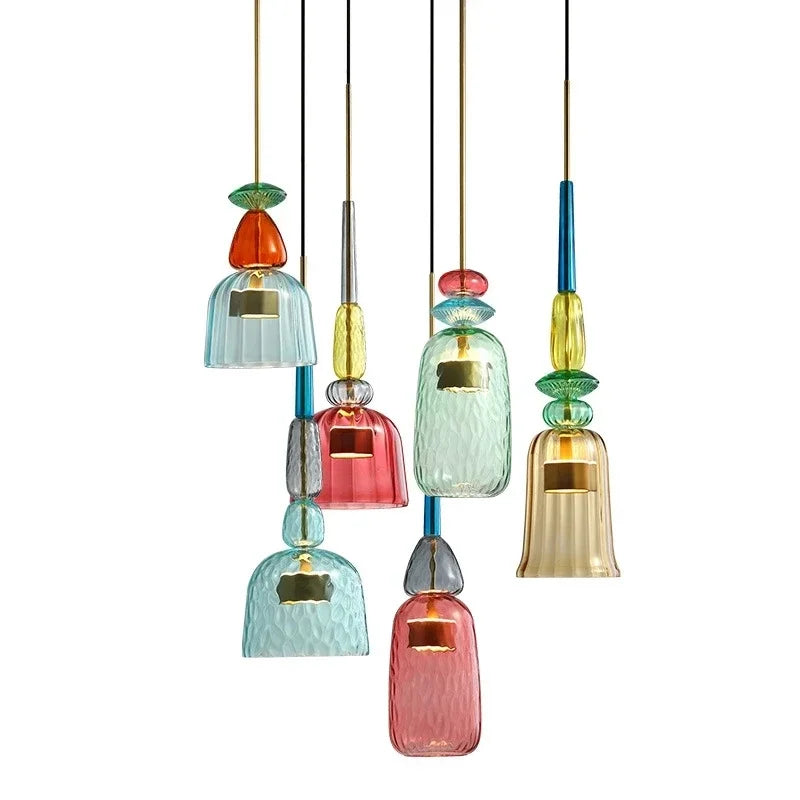 UrbanHue - Suspension avec verre et couleurs