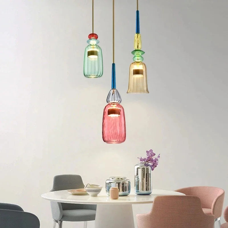 UrbanHue - Suspension avec verre et couleurs