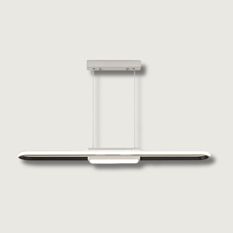 AuraBeam - Minimalist LED Chandelier for Dining Spaces