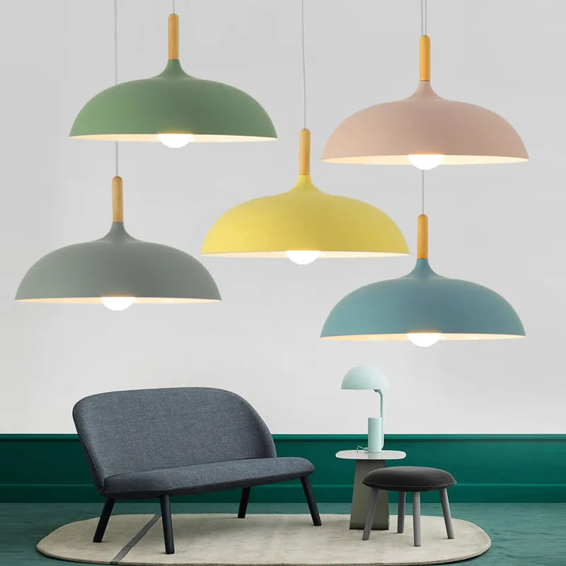 WoodLight - Skandinavisk Træloftslampe
