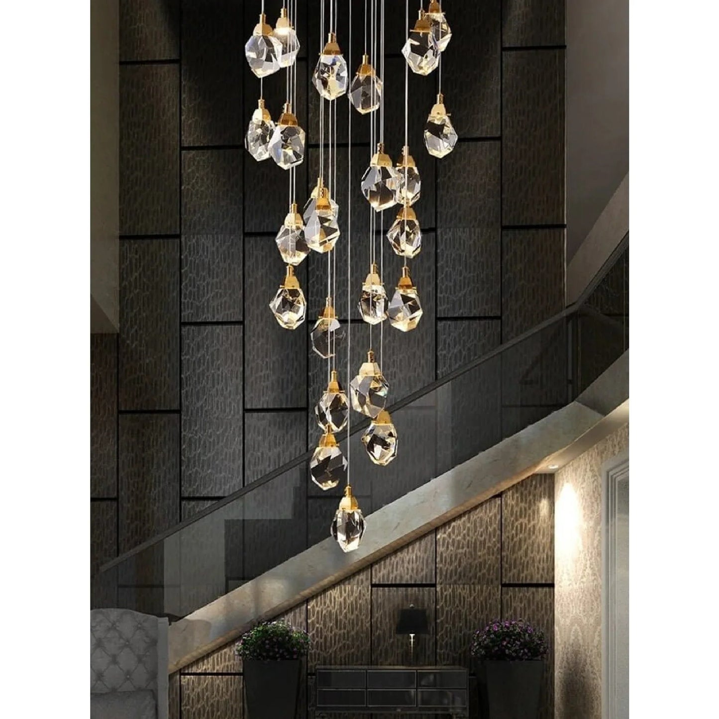 DiamondGlow - Crystal Pendant Light