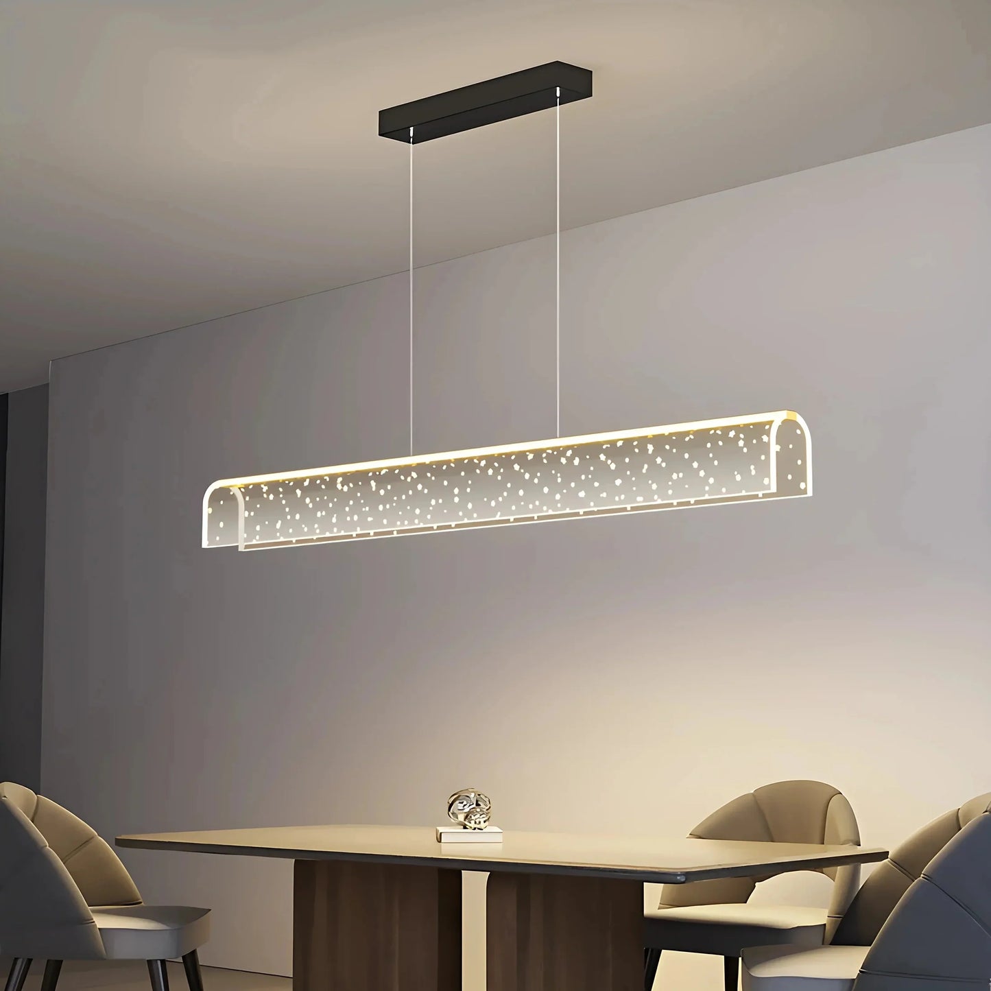 StellarLume - Lysekrone i nordisk stil med stjernedesign til baren