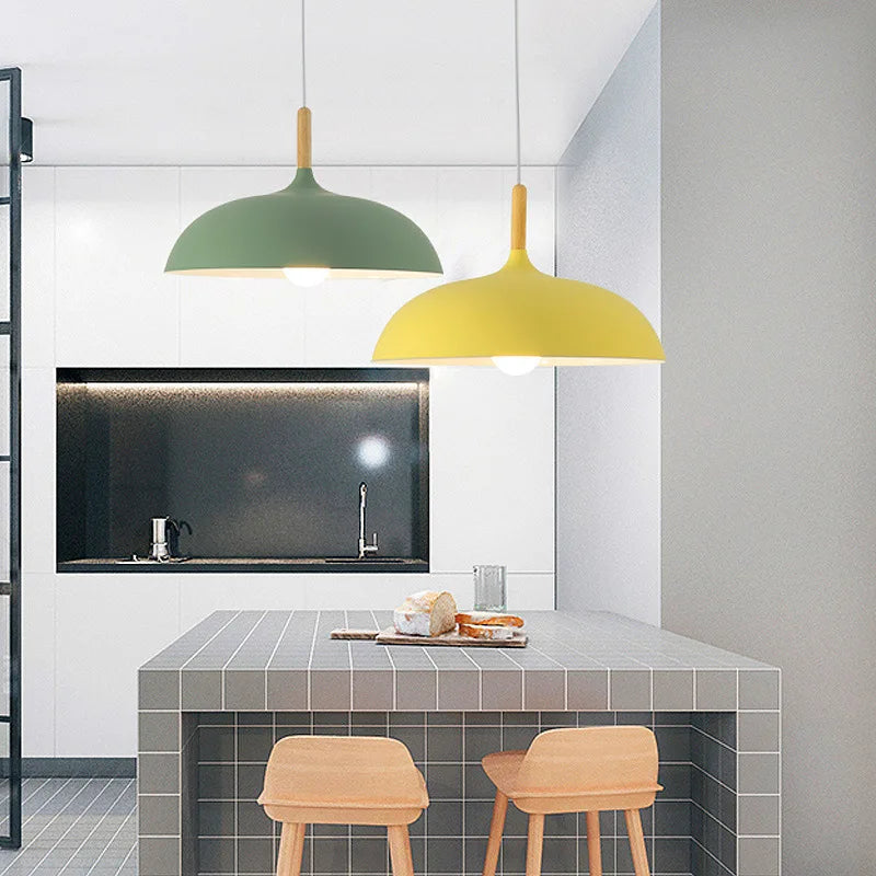 WoodLight - Skandinavisk Træloftslampe