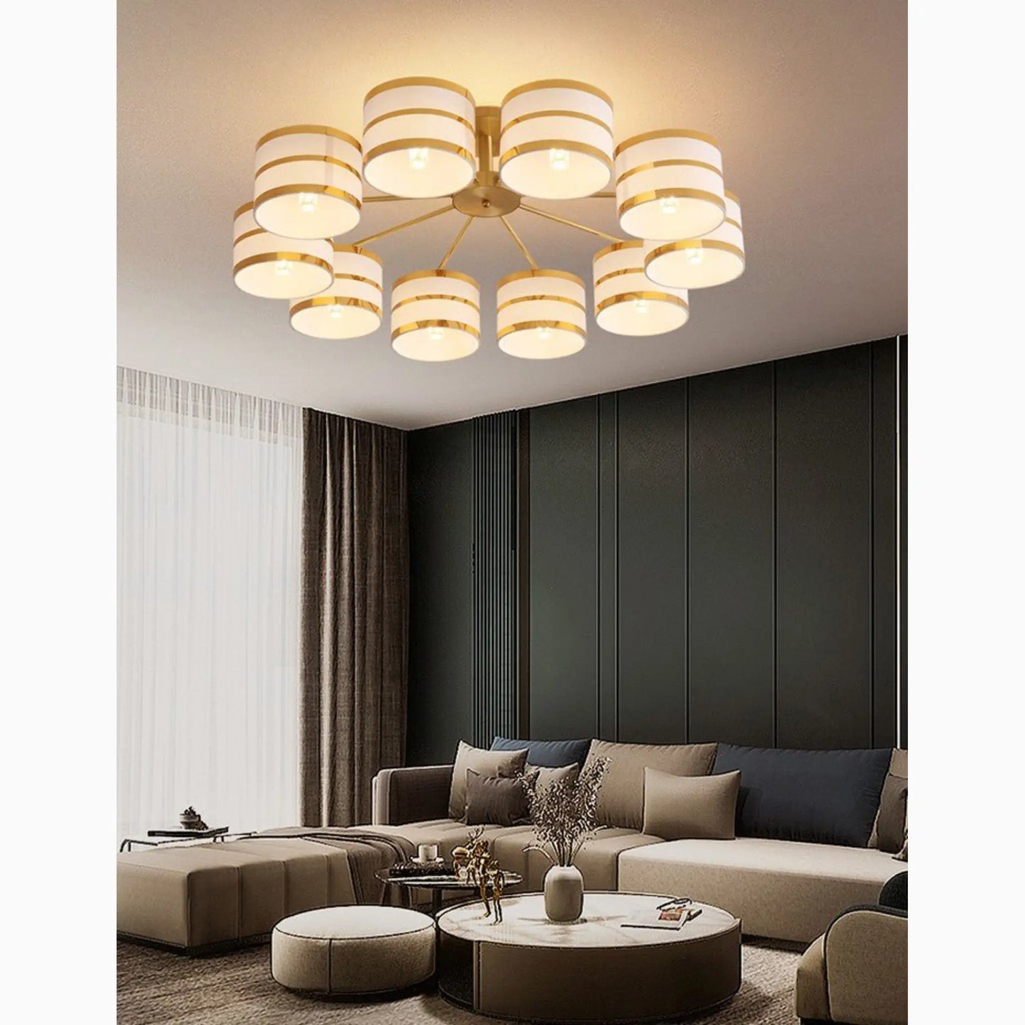 LichtAura - Sleek LED Ceiling Light