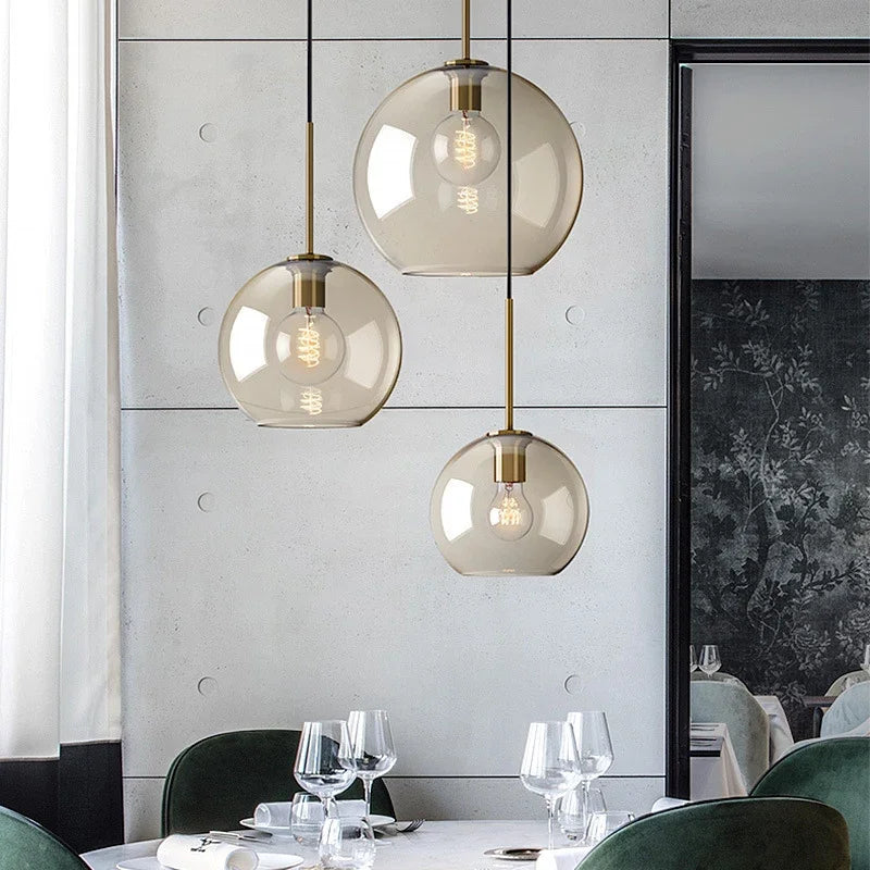 NordicSphere - Scandinavian Modern Glass Pendant Lamp