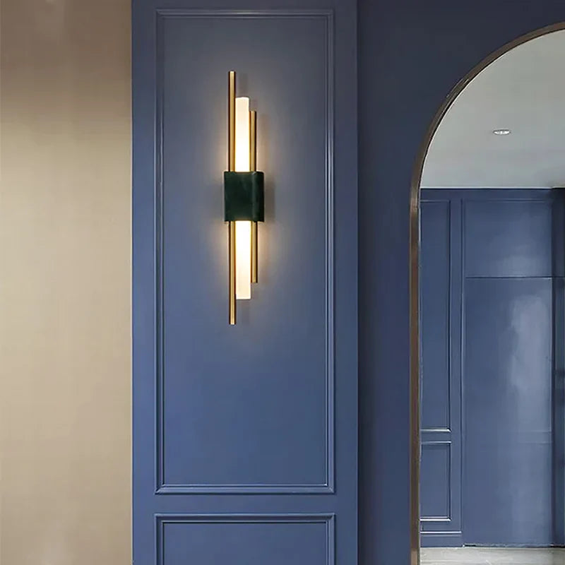 StoneBeam - Moderne marmor væglampe med LED