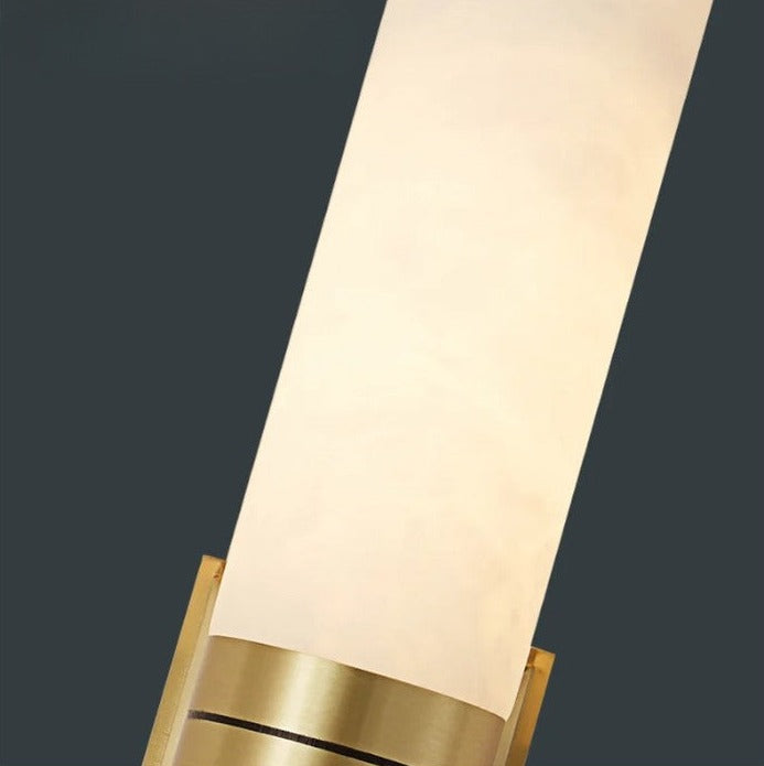 CopperGlow - Marmor Væglampe med Kreativt Design