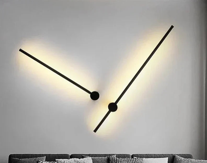 RodLux - Moderne Væglampe med Stik og Skandinavisk Design