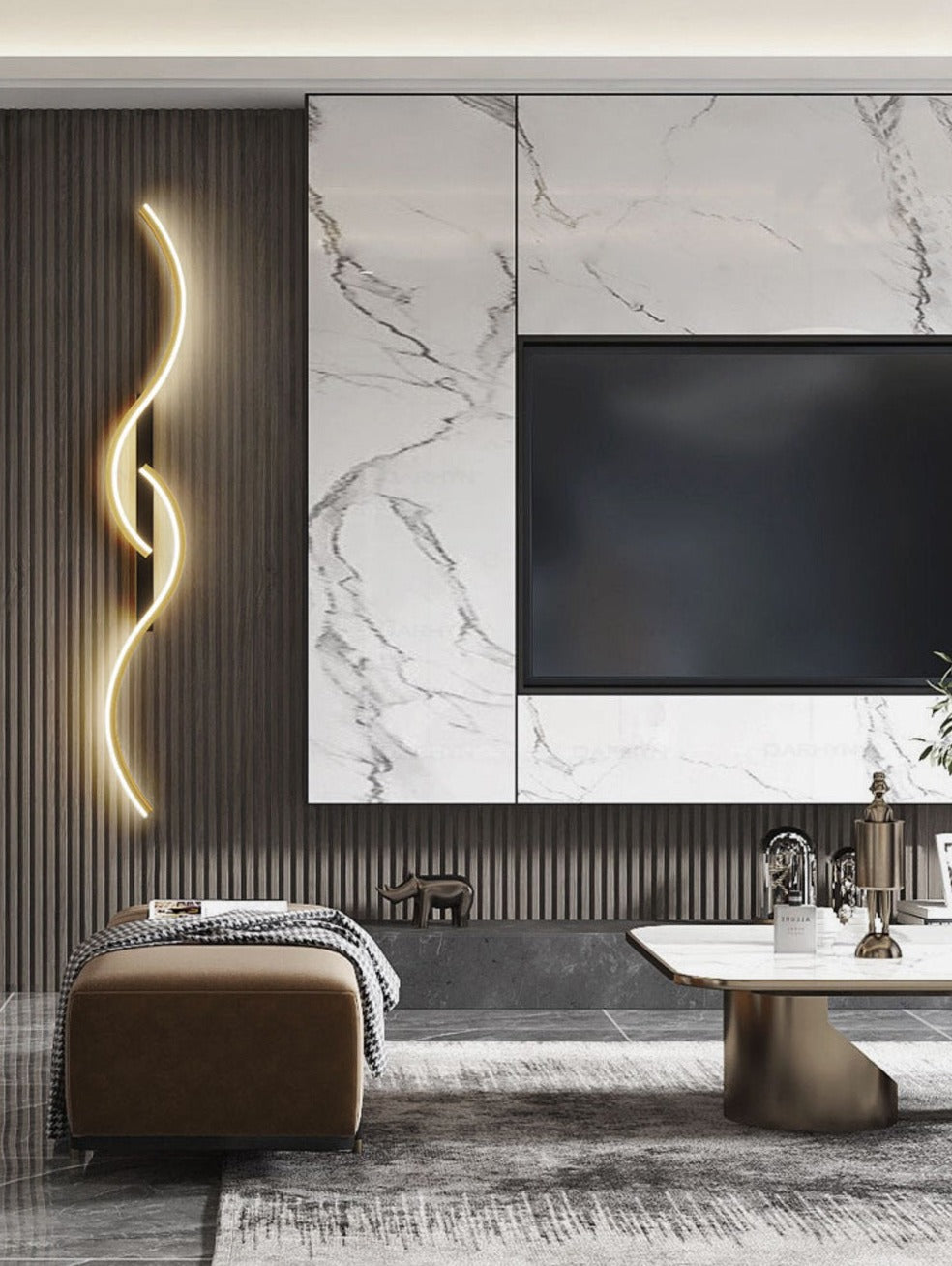 GlowDesign - Moderne LED Væglampe