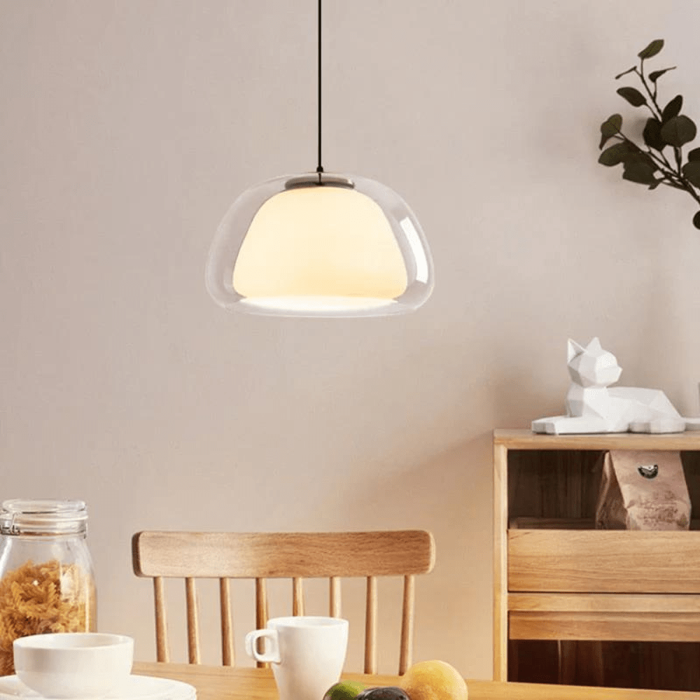 ShimmerDome | Elegant glas kuppel lampe