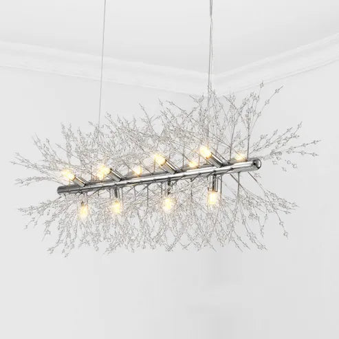 LuxeFlake - Modern Crystal Snowflake Chandelier