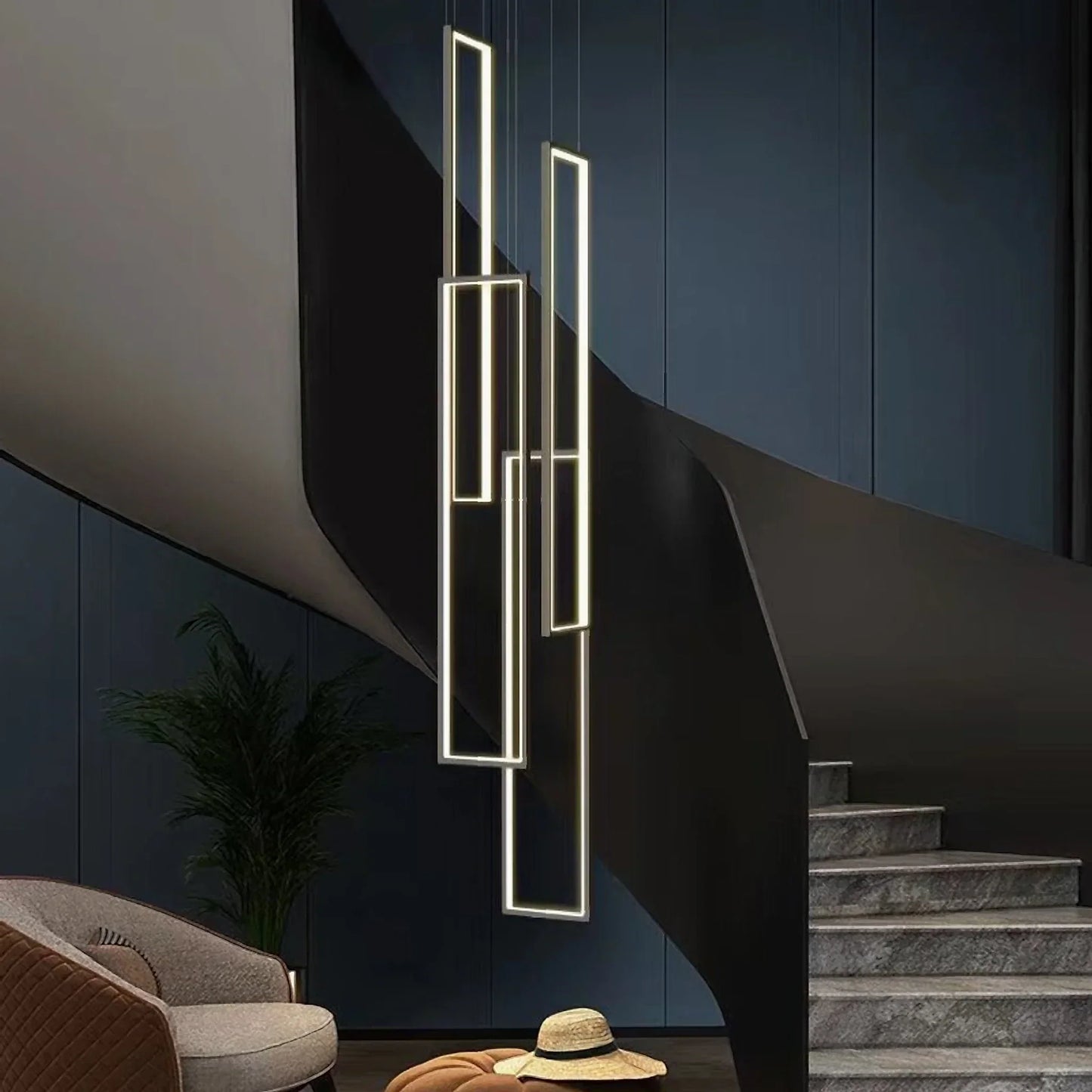UltraLavagna - LED pendellys rektangel