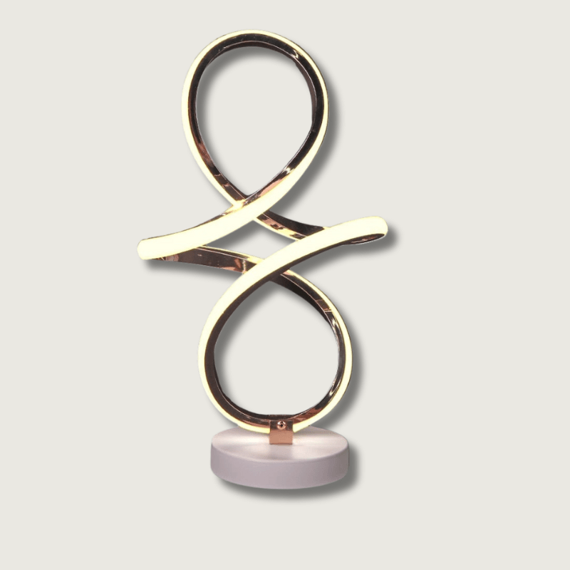 EndlessBeam - LED Table Lamp in Spiral Design with Infinity Concept