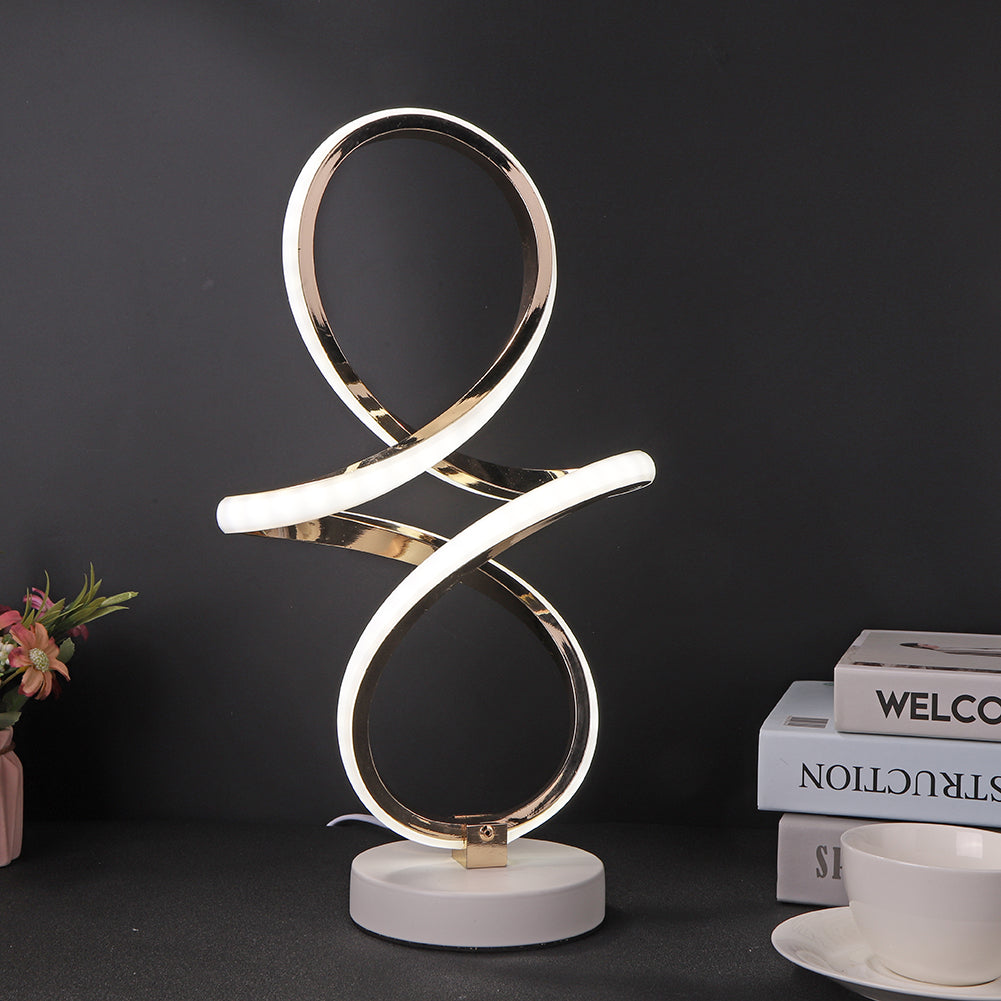 EndlessBeam - LED Table Lamp in Spiral Design with Infinity Concept