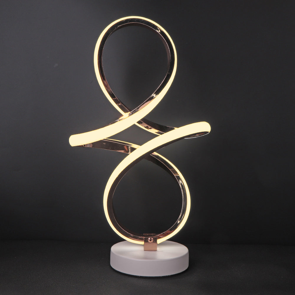 EndlessBeam - LED Table Lamp in Spiral Design with Infinity Concept