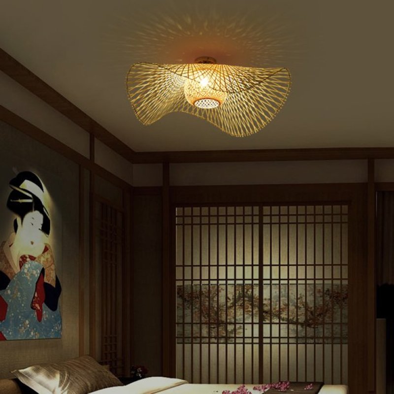 SatoriGlow | Wicker Pendant Light Inspired by Japanese and Asian Aesthetics