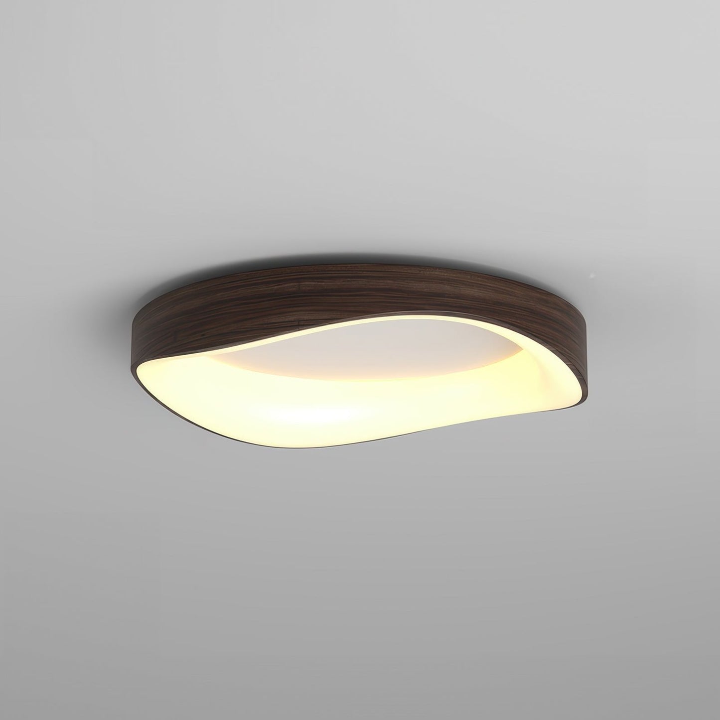 TimberGlow | Kunstnerisk Træloftlampe