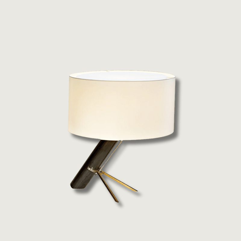 TranquilAura – Lampe de table élégante avec finition dorée