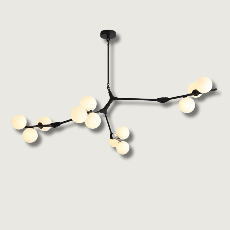 FissionLume - Elegant Branching Chandelier