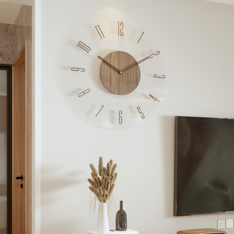 WoodClock - Nordisk stil træ vægur