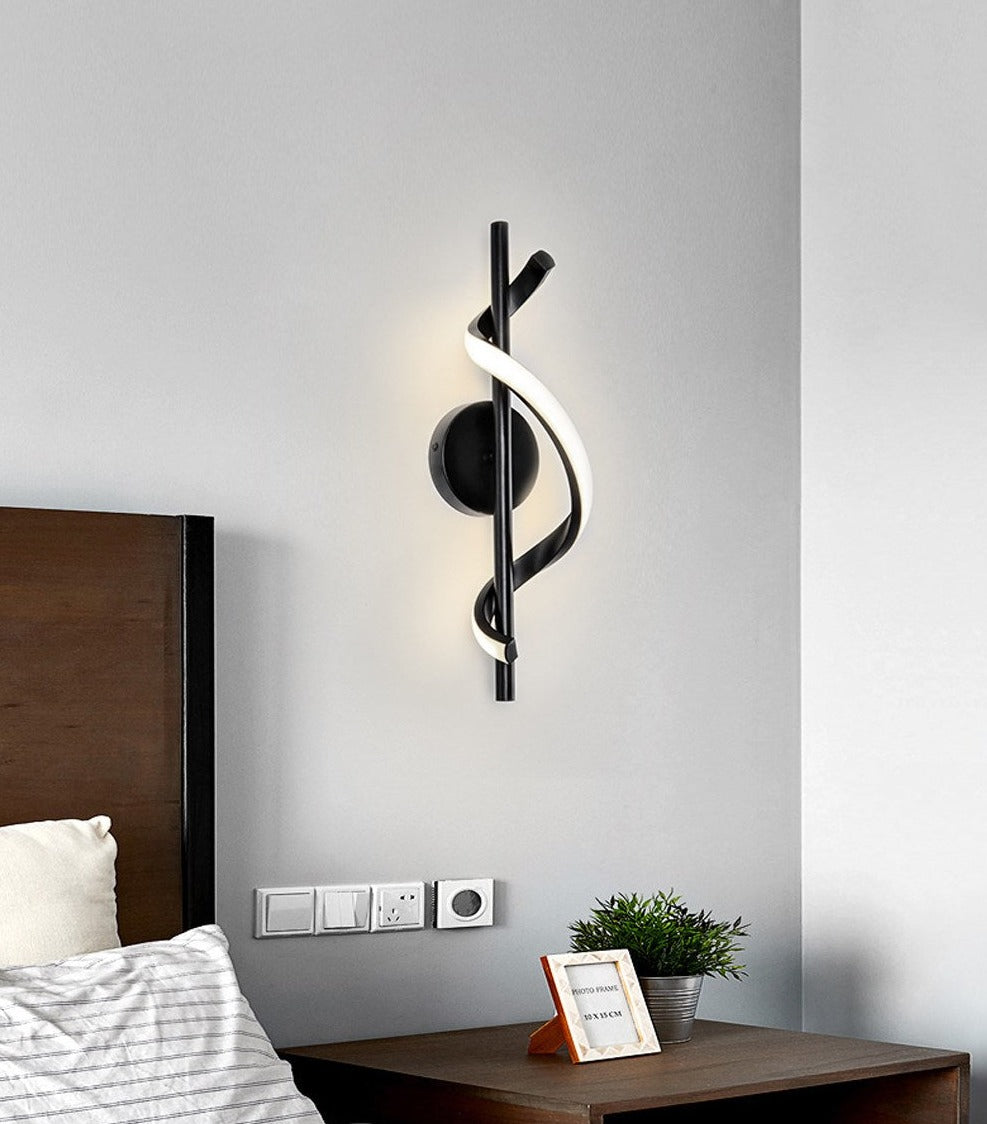 SpiralLight - Minimalistisk LED-væglampe i moderne design