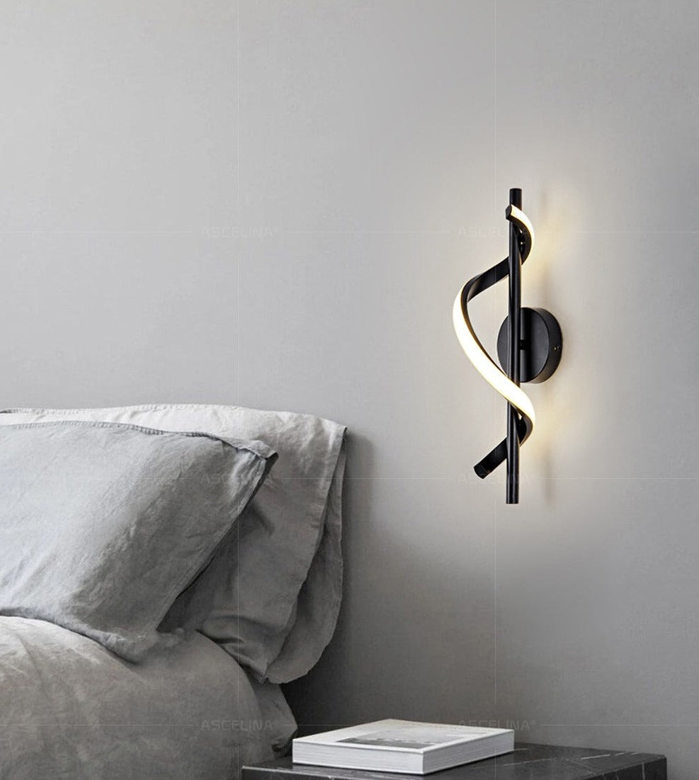 SpiralLight - Minimalistisk LED-væglampe i moderne design