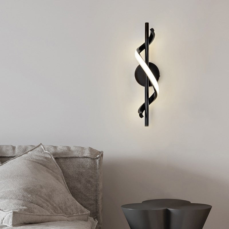 SpiralLight - Minimalistisk LED-væglampe i moderne design