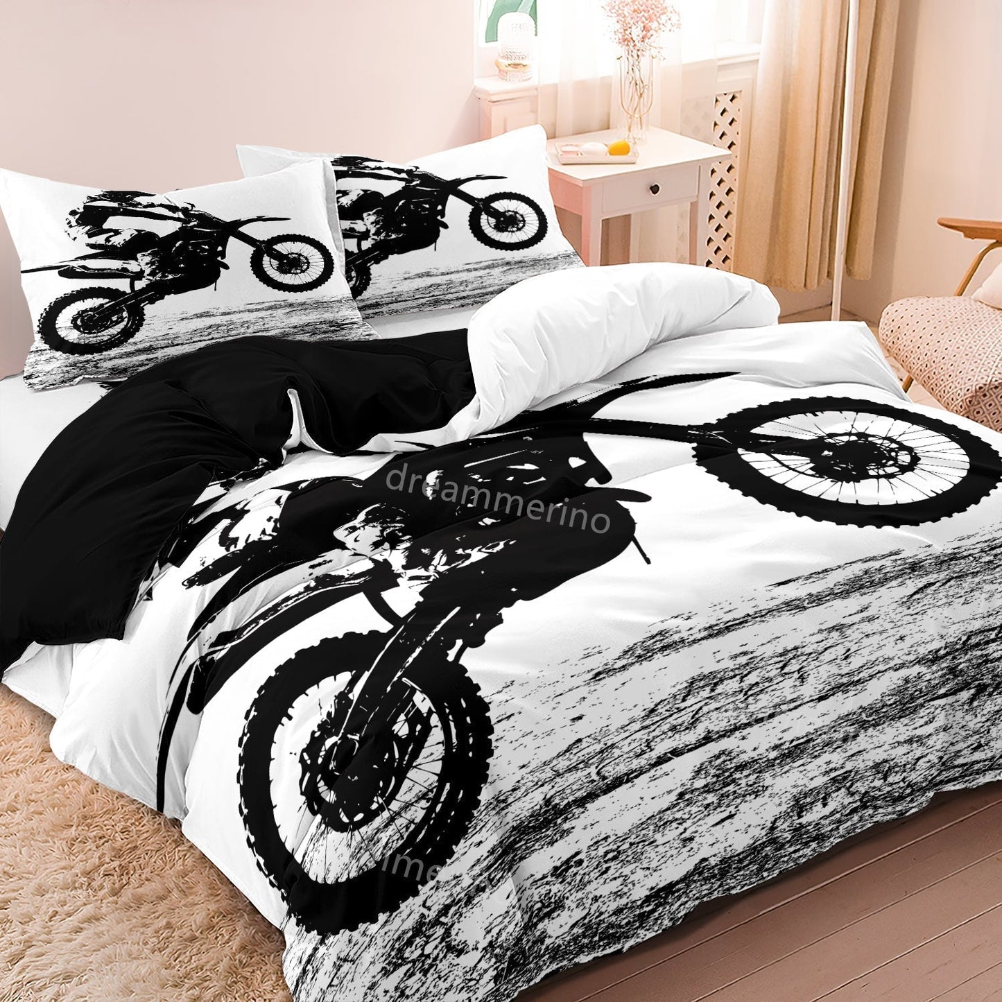 SpeedRider - Motorrad-Themen-Bettbezug-Set