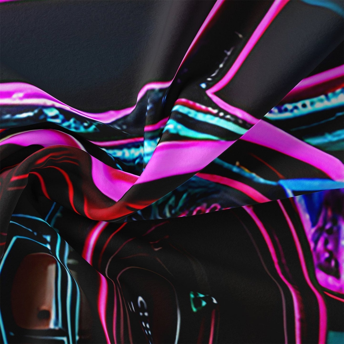 SpeedRush - Neon Rennwagen Bettwäsche-Set