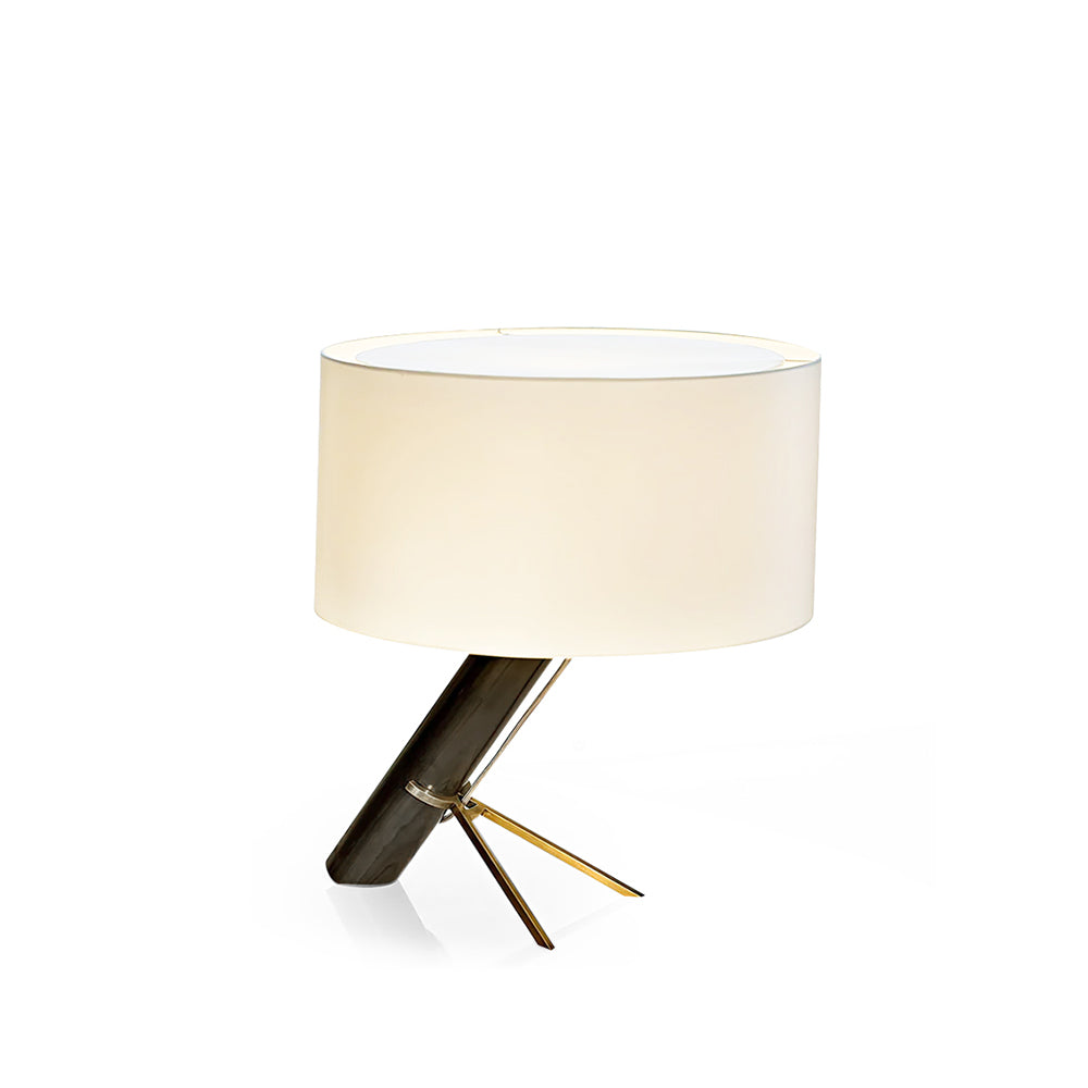 TranquilAura – Lampe de table élégante avec finition dorée