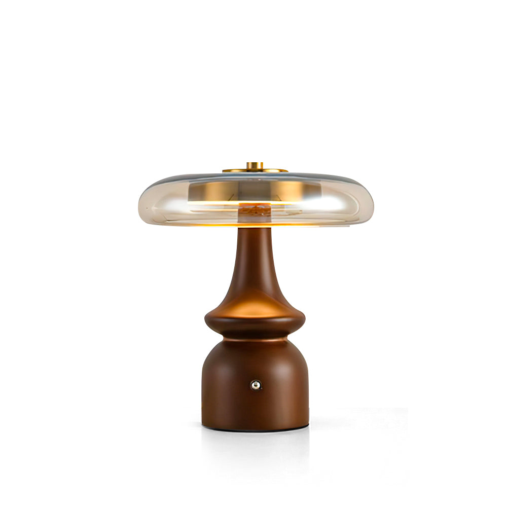 LumaNova - Moderne accentlampe med rav- og røgfinish
